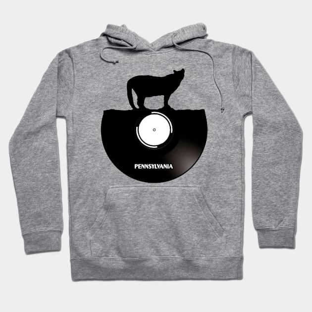 Pennsylvania Vinyl Hoodie by Ferrazi